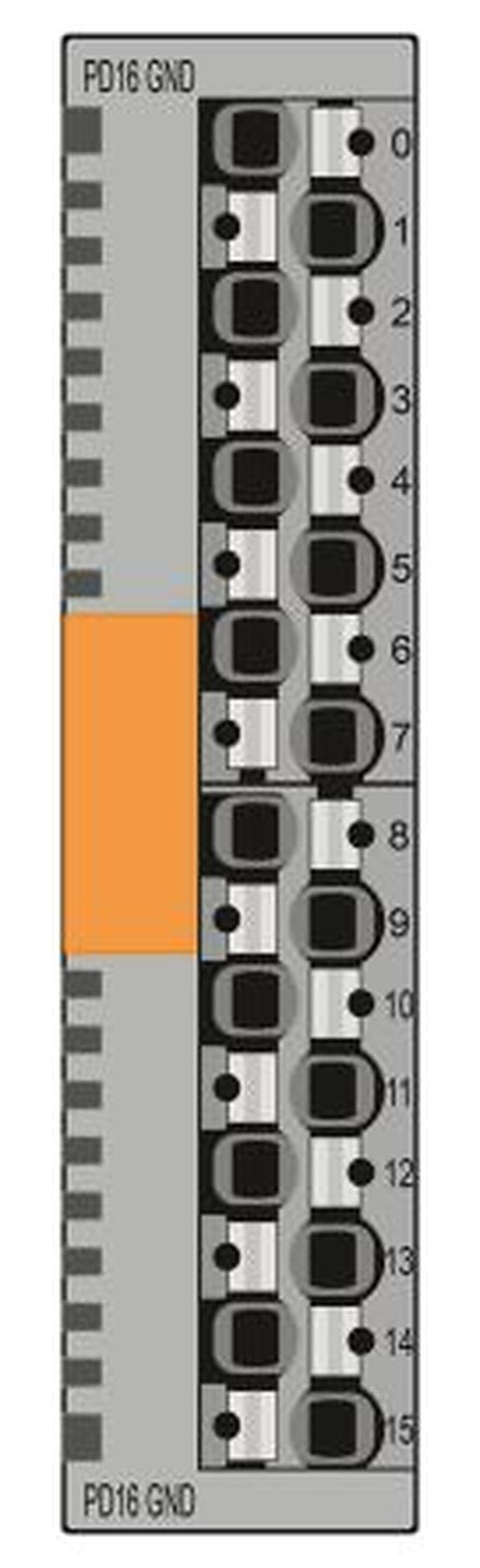Phoenix Contact Distribution Block, 16 Way, 24V dc, Grey