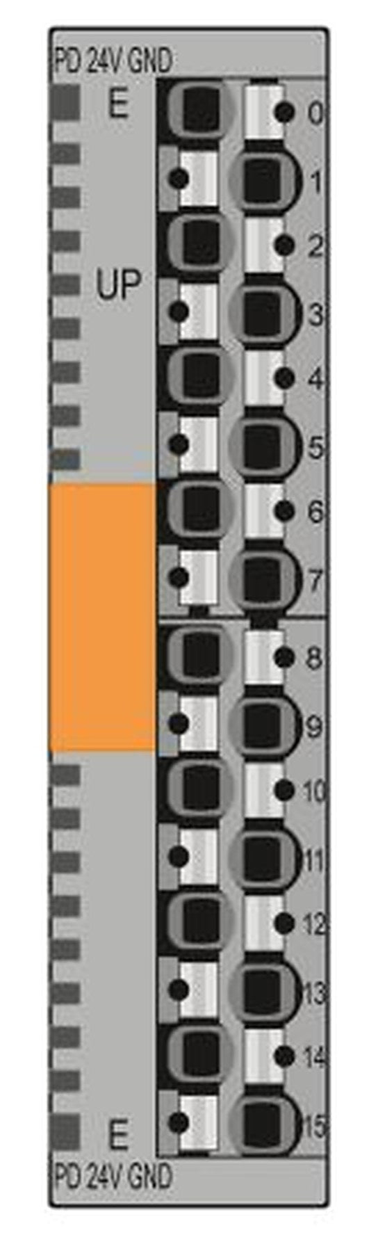 Phoenix Contact Distribution Block, 8 Way, 24V dc, 4A, Grey