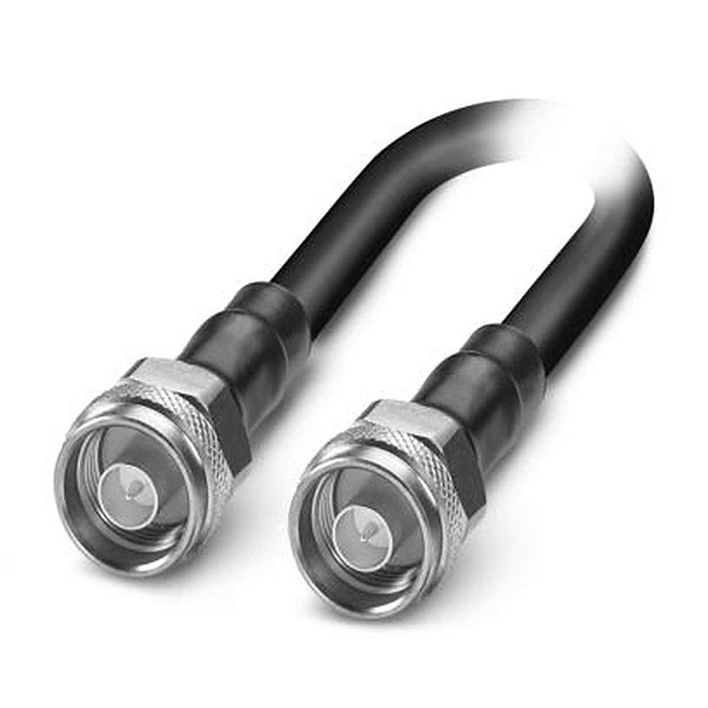 Phoenix Contact Coax Plug Series, 30 m Coaxial Cable 50 Ω, Black, Terminated