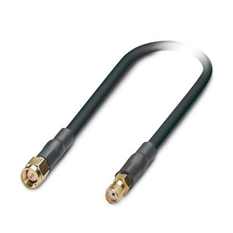 Phoenix Contact SMA Series, 5 m, Coaxial Coaxial Coaxial Cable 50 Ω, Black, Terminated