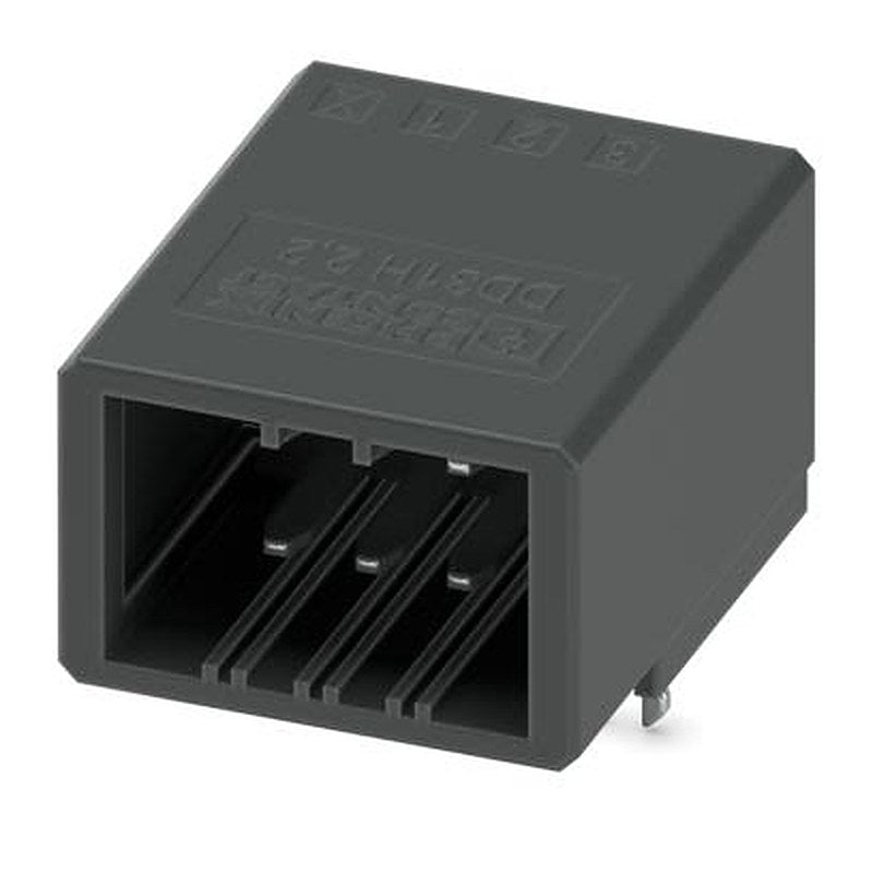 Phoenix Contact DD31H Series Wave Soldering Mount PCB Header, 6 Contact(s), 3.81 mm Pitch, 2 Row, Shrouded