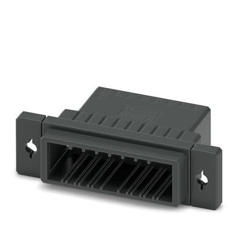 Phoenix Contact DD31H Series Panel Feed Through Terminal Plug, 16-Contact, 3.81 mm Pitch, Snap-in, 1 Row Crimp