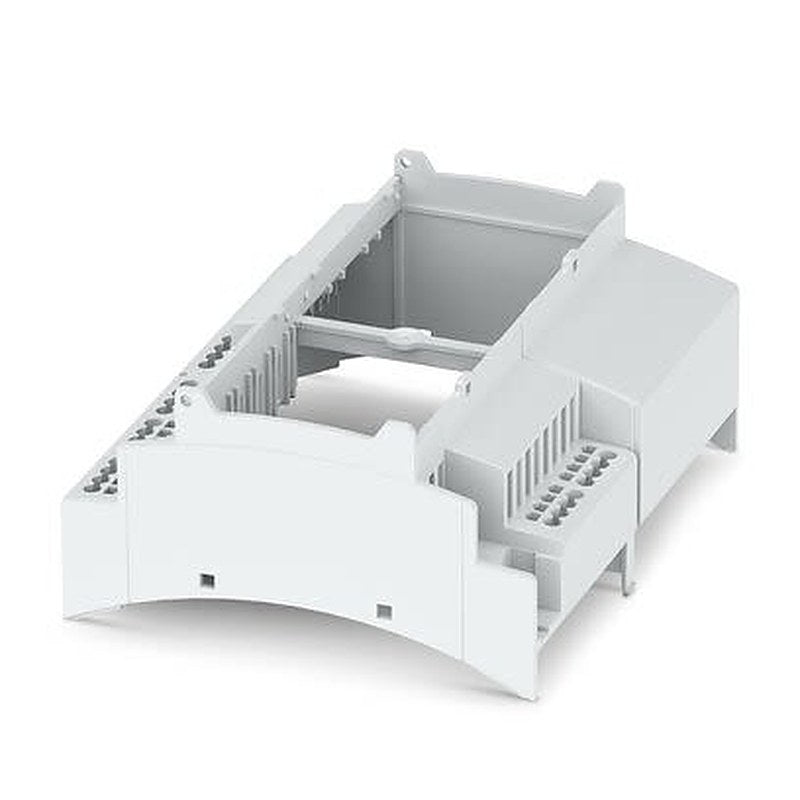 Phoenix Contact DIN Rail Enclosure Type BC 1 (Both sides) Series, Polycarbonate 89.7 mm 107.6 mm DIN Rail Enclosure