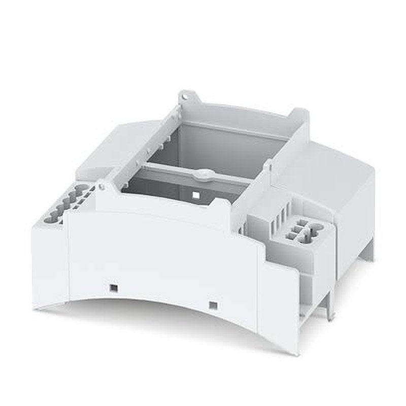 Phoenix Contact DIN Rail Enclosure Type BC 1 (Both sides) Series, Polycarbonate 89.7 mm 71.6 mm DIN Rail Enclosure
