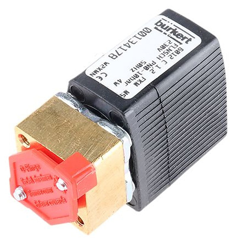 Burkert Solenoid Valve 134178, 3 Port, NC, 230V ac 1/8 in G