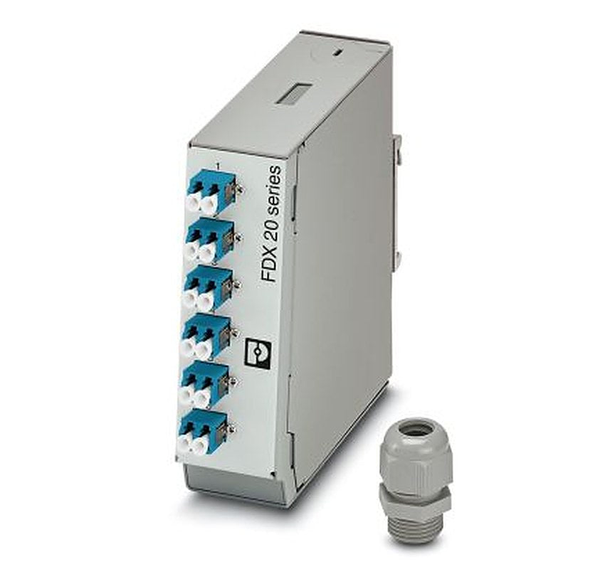 Phoenix Contact FDX 20 Series Network Distributor Box for Use with DIN Rail