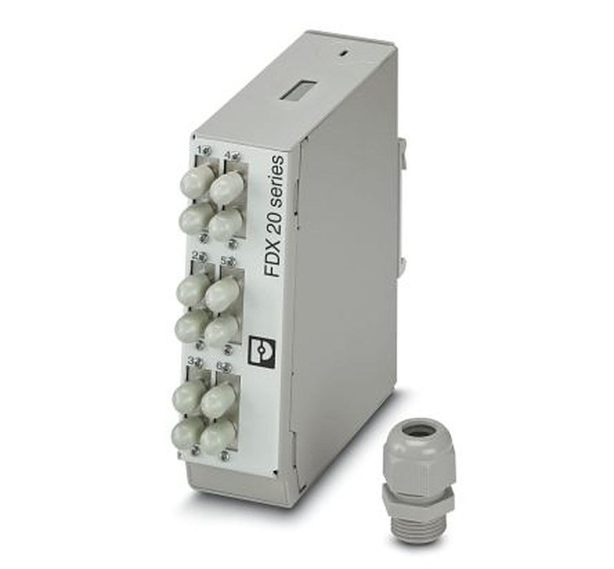 Phoenix Contact FDX 20 Series Network Distributor Box for Use with DIN Rail