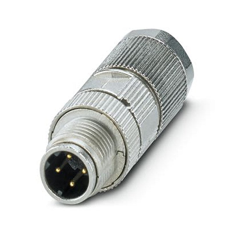 Phoenix Contact Circular Connector, 4 Contacts, Cable, M12 Connector, Plug, Male, IP65, IP67, SACC Series