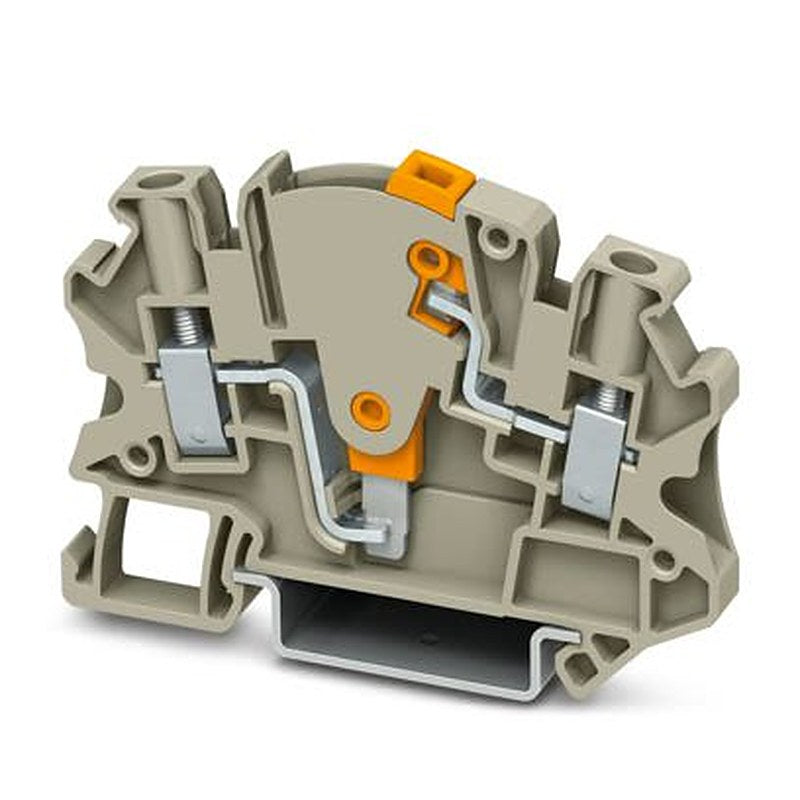 Phoenix Contact 1348765 UTME 4 BG Series Test Disconnect Terminal Block Beige, 0.14mm², 6 mm², Screw