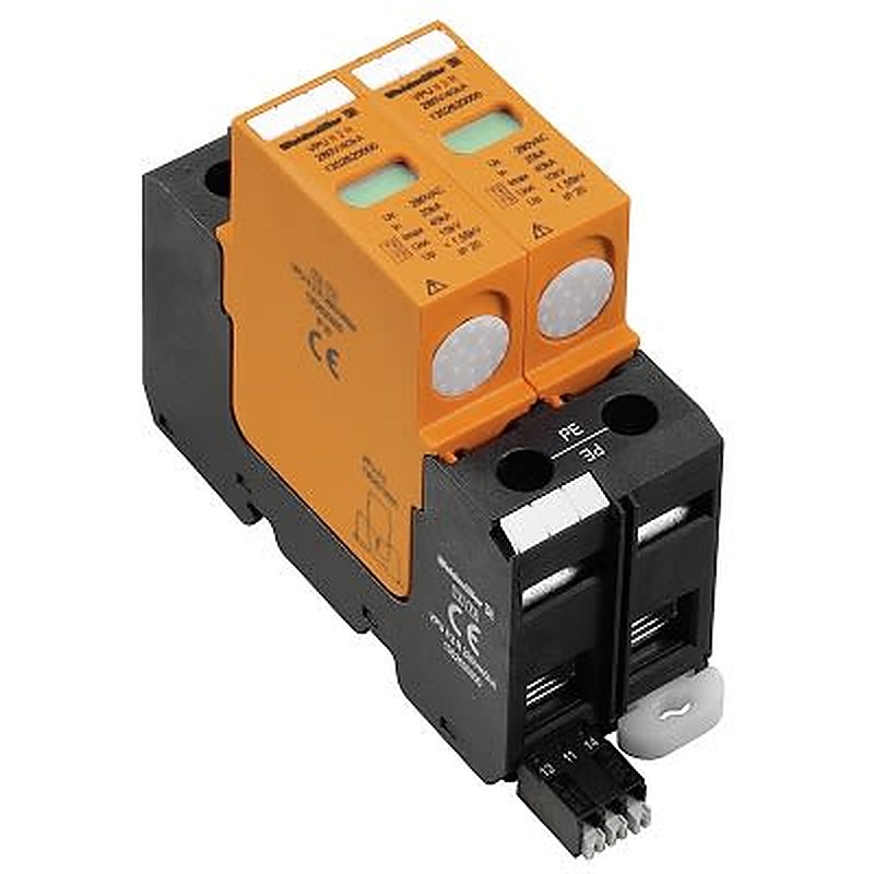 Weidmüller 1 Phase Surge Protector, 40 kA, DIN Rail