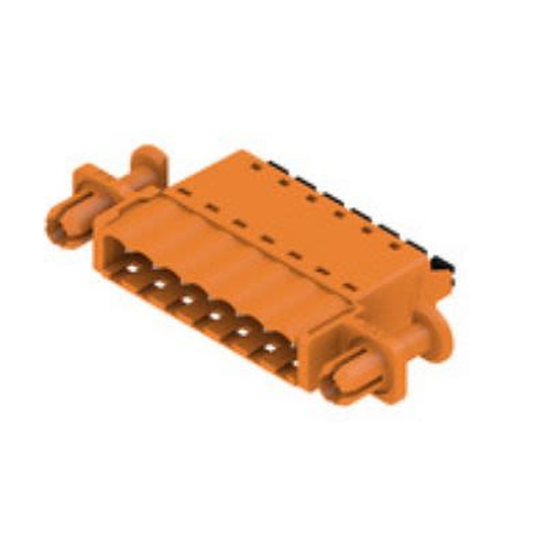 Weidmüller OMNIMATE Signal Series Pluggable Terminal Block, 7-Contact, 5.08 mm Pitch, Panel, 1 Row Push-in