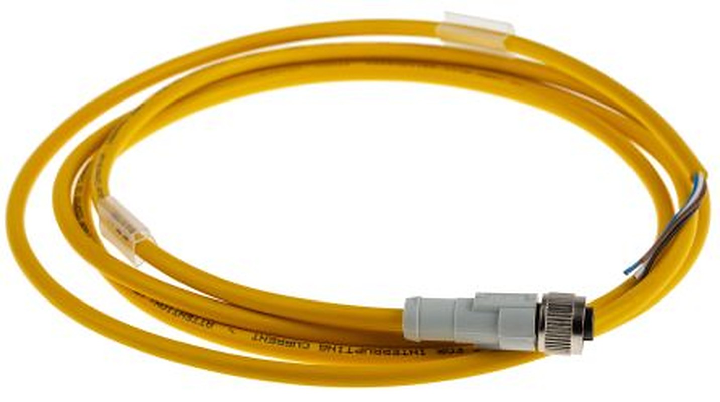 Eaton Female 4 way Straight to Unterminated Sensor Actuator Cable, 2 m