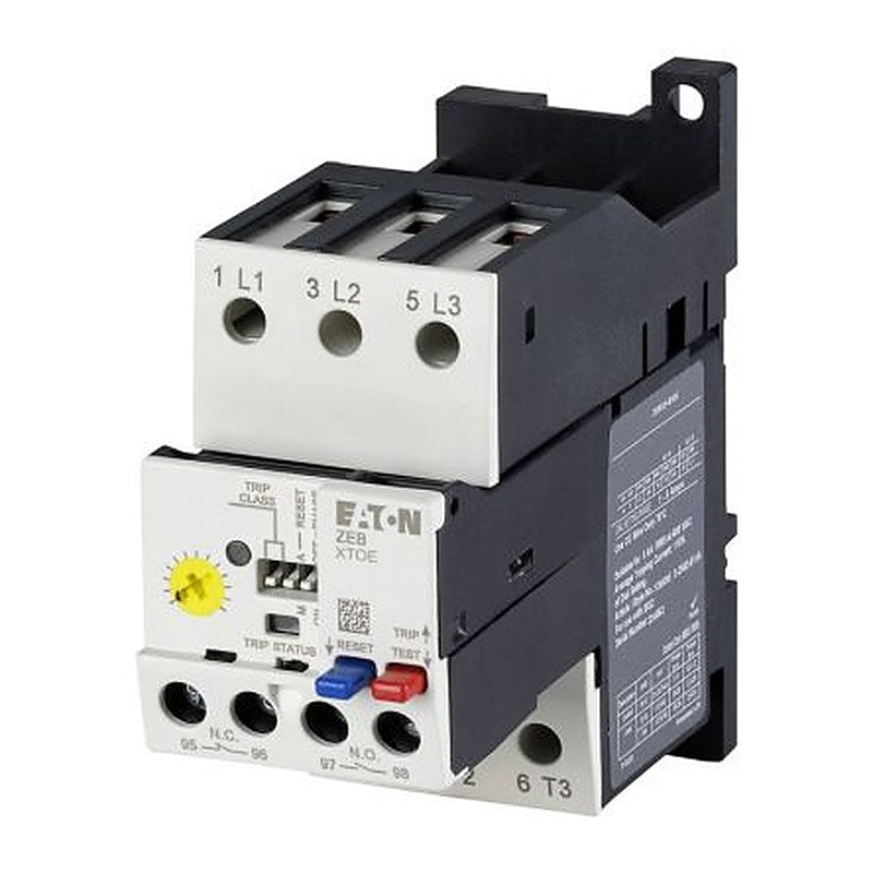 Eaton, ZEB Overload Relay 1 NO/1 NC, 0.33A, 1.65 A F.L.C, 1.65A Contact Rating, 690V 1P