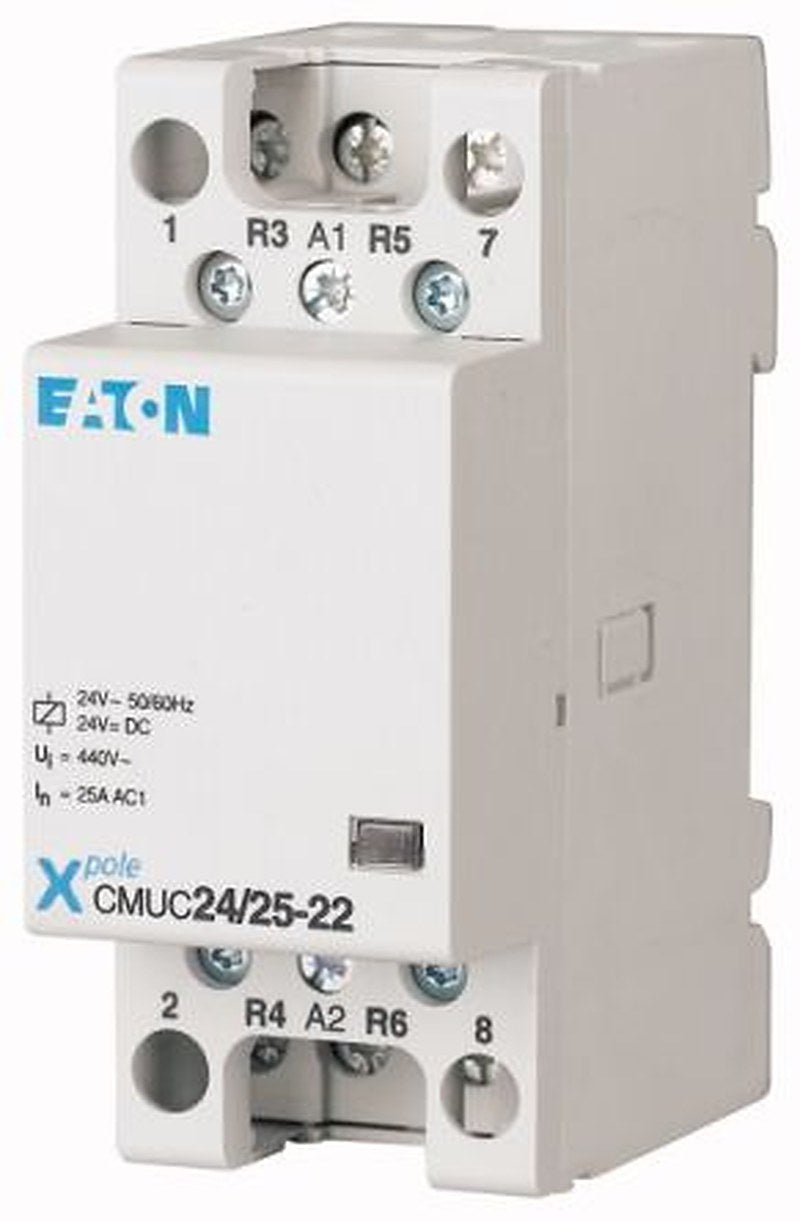 Eaton DILM Installation Contactor, 24V ac/dc Coil, 25 A 20.4V, 26.4 V, 4 NC, 440V