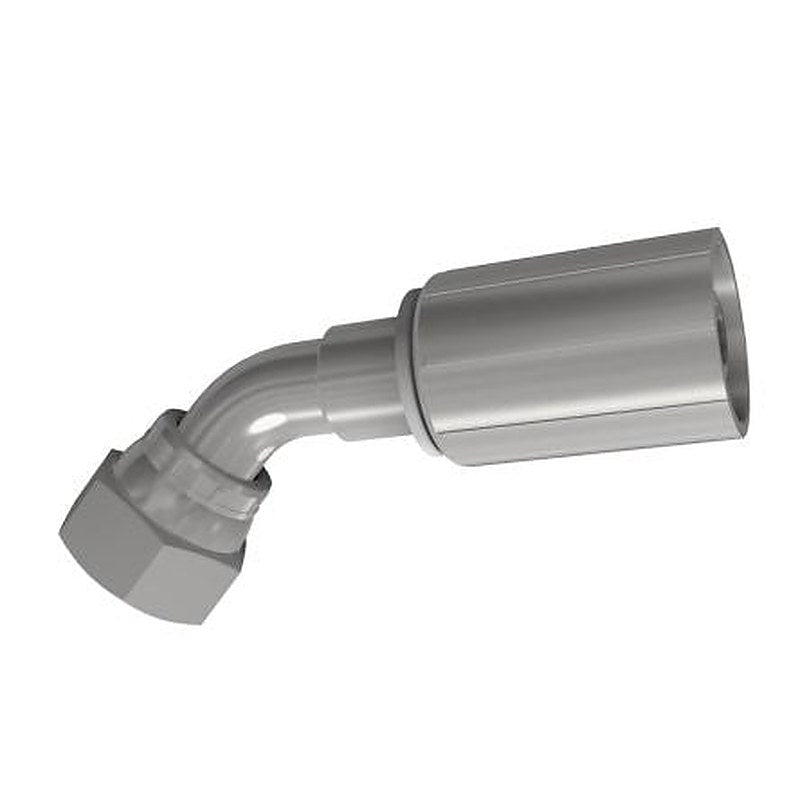 Parker, 13748-14-12 Stainless Steel Steel Hydraulic Fitting, Female, 45 °, Hose 19.1mm