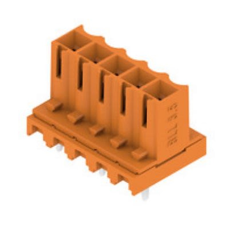 Weidmüller, OMNIMATE Signal Female PCB Header, 3.5 mm Pitch, 5 Way, 1 Row 180°
