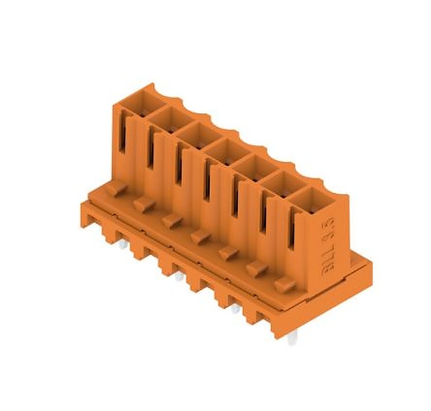 Weidmüller, OMNIMATE Signal Female PCB Header, 3.5 mm Pitch, 7 Way, 1 Row 180°