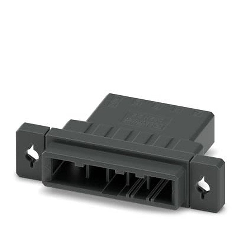 Phoenix Contact D32H 2 Series Panel Feed Through Terminal Plug, 5-Contact, 5.08 mm Pitch, 1 Row Crimp
