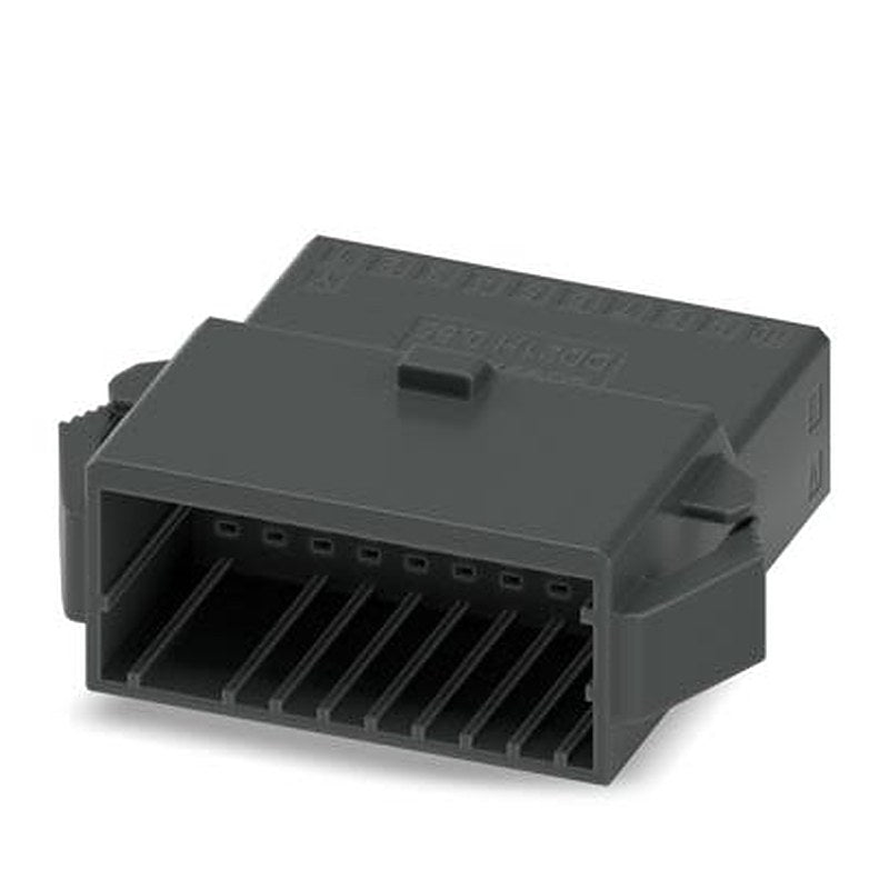 Phoenix Contact DD21H Series Panel Feed Through Terminal Plug, 20-Contact, 2.5 mm Pitch, Snap-in, 1 Row Crimp
