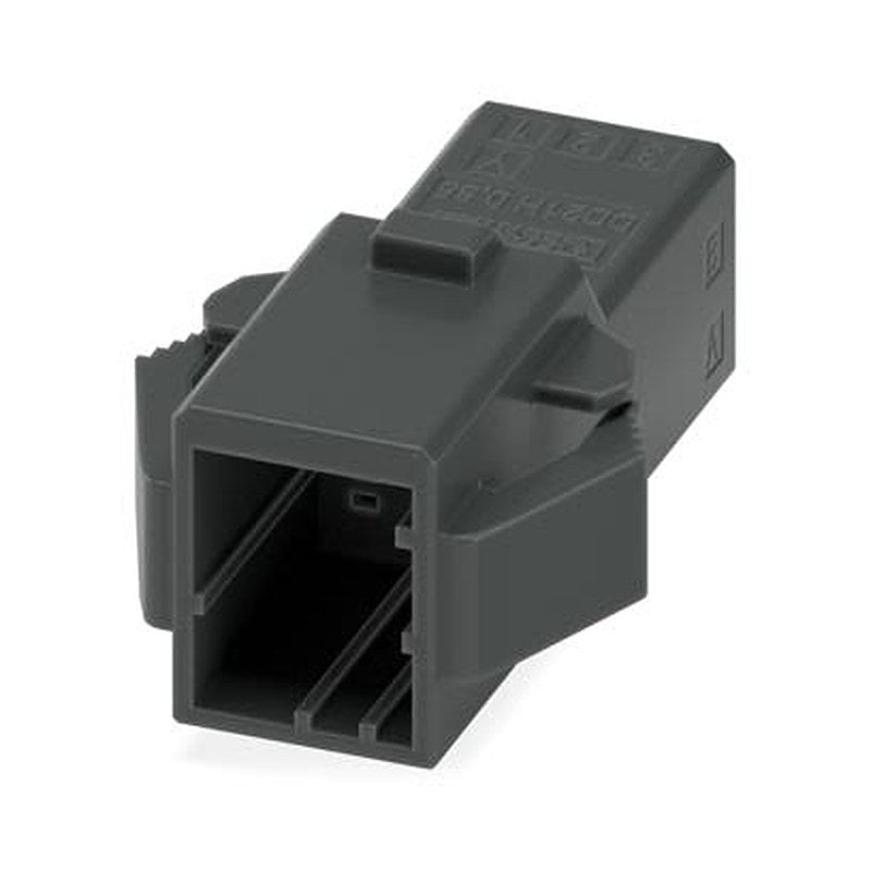 Phoenix Contact DD21H Series Panel Feed Through Terminal Plug, 6-Contact, 2.5 mm Pitch, Snap-in, 1 Row Crimp