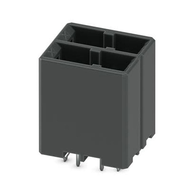 Phoenix Contact DD32H Series Wave Soldering Mount PCB Header, 4 Contact(s), 5.08 mm Pitch, 2 Row, Unshrouded