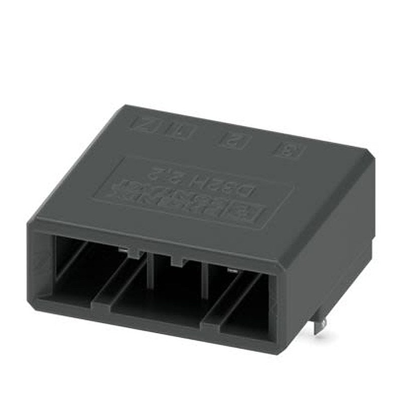 Phoenix Contact D32H Series Wave Soldering Mount PCB Header, 3 Contact(s), 5.08 mm Pitch, 1 Row, Shrouded