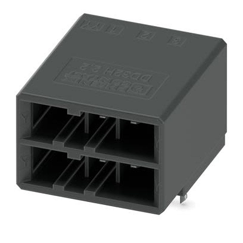 Phoenix Contact DD32H Series Wave Soldering Mount PCB Header, 6 Contact(s), 5.08 mm Pitch, 2 Row, Shrouded