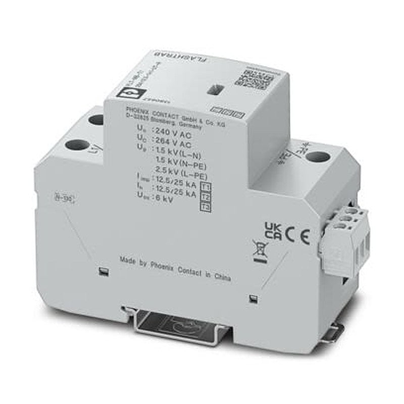 Phoenix Contact, FLT-MB Surge Arrester 264V ac Maximum Voltage Rating 50 kA Maximum Surge Current Surge Arrester
