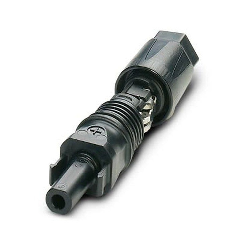 Phoenix Contact, PV-C3F-S Straight DC Power Jack 35A, 1.1kV, Spring Cage, length 60.9 mm, Silver, IP68, IP66