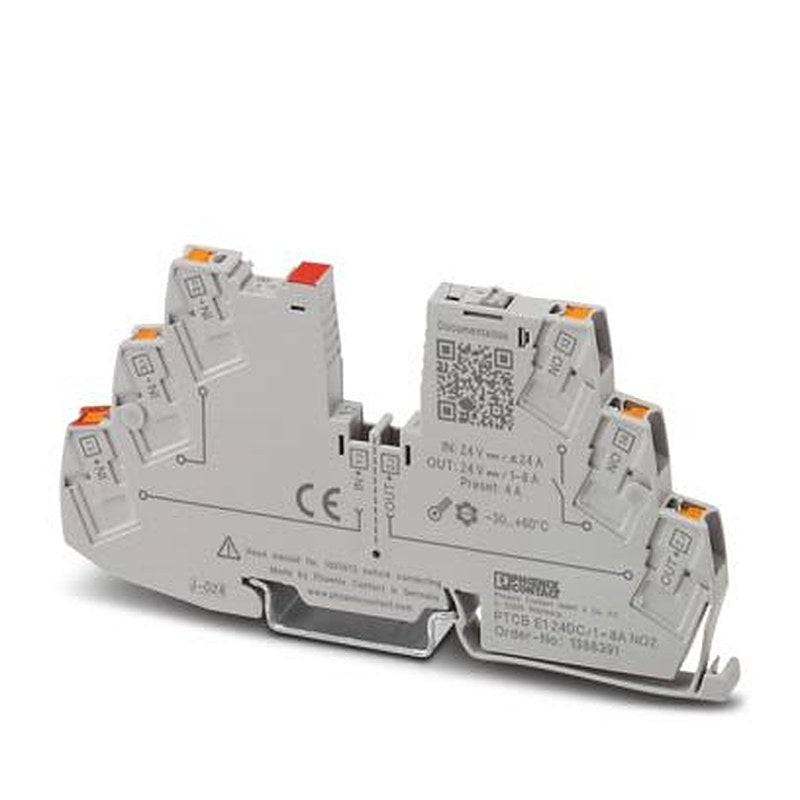 Phoenix Contact PTCB PTCB Electronic Circuit Breaker 8A 24V, DIN Rail Type E