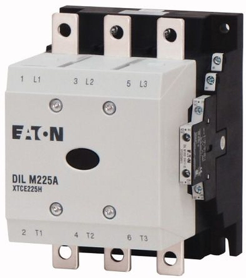Eaton DILM Contactor, 24V Coil, 3-Pole, 225 A, 150 kW, 400V