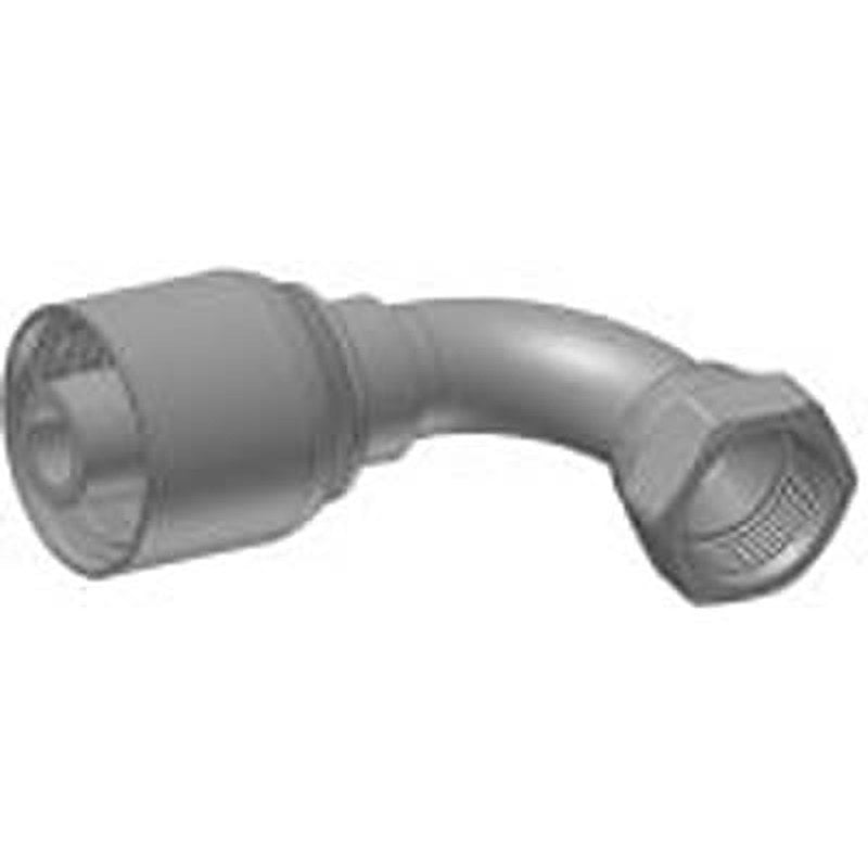 Parker 13970-12-12-SM Hydraulic Fitting Female, 90 °, Steel, 0.75 in Hose ID