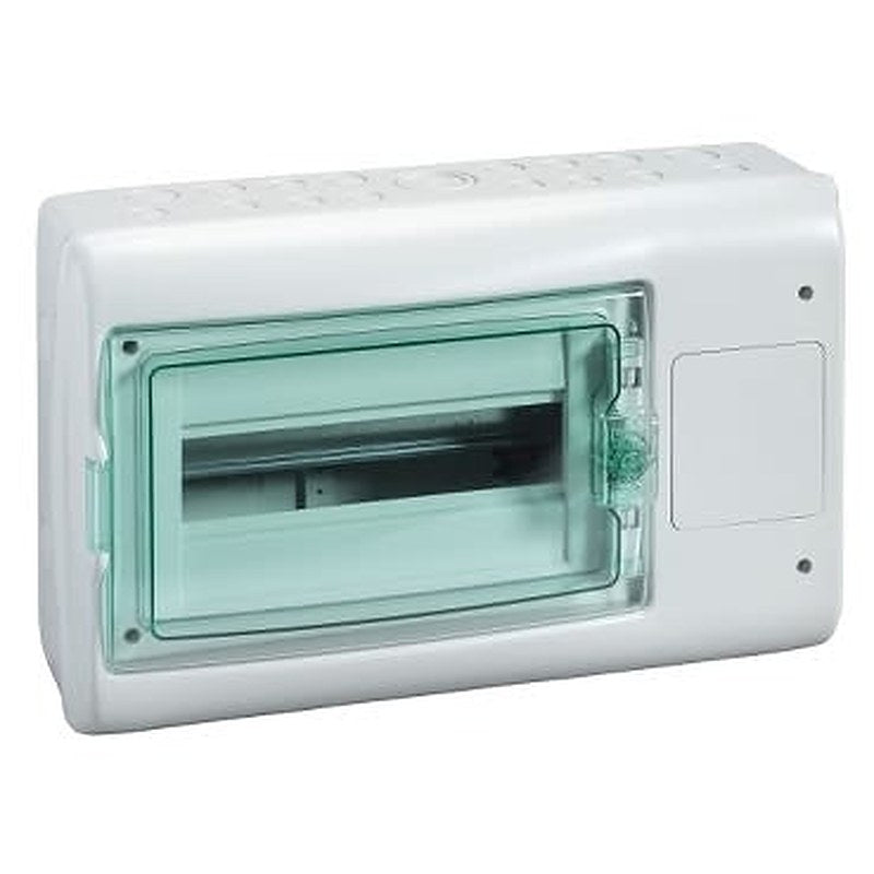 Schneider Electric Mureva Light Grey Smooth Polymer Electrical Enclosure, IEC, IP65, Surface Mount Mount, 1 Gangs 280 mm