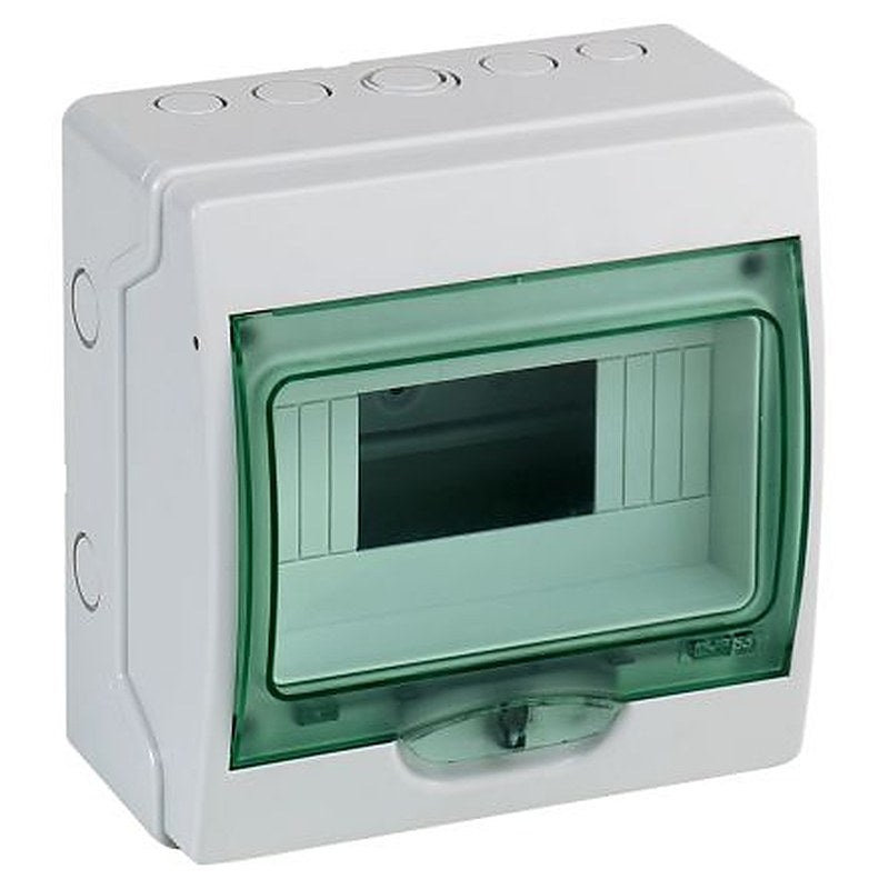 Schneider Electric Kaedra Series Enclosure: Light Grey, Door: Transparent Green Polymer Enclosure, IP65, IK09 200 mm,
