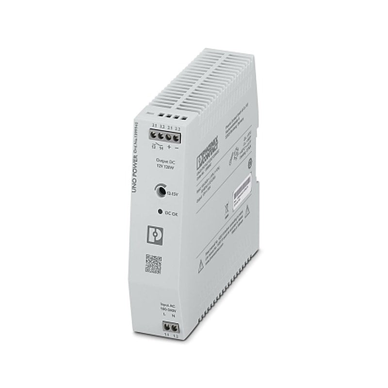 Phoenix Contact UNO2 Power Supply 240V AC Input 12V, 10 A Output DC 120 W