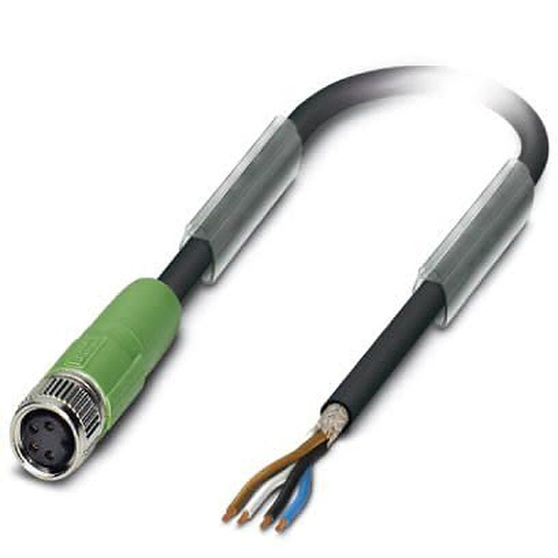 Phoenix Contact Female 4 way M8, Straight to Straight Socket M8 Sensor Actuator Cable, 15 m
