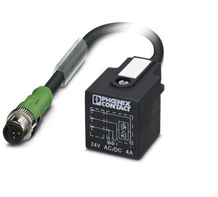Phoenix Contact Male 5 way M12, Straight to DIN 43650 Form A Sensor Actuator Cable, 300 mm