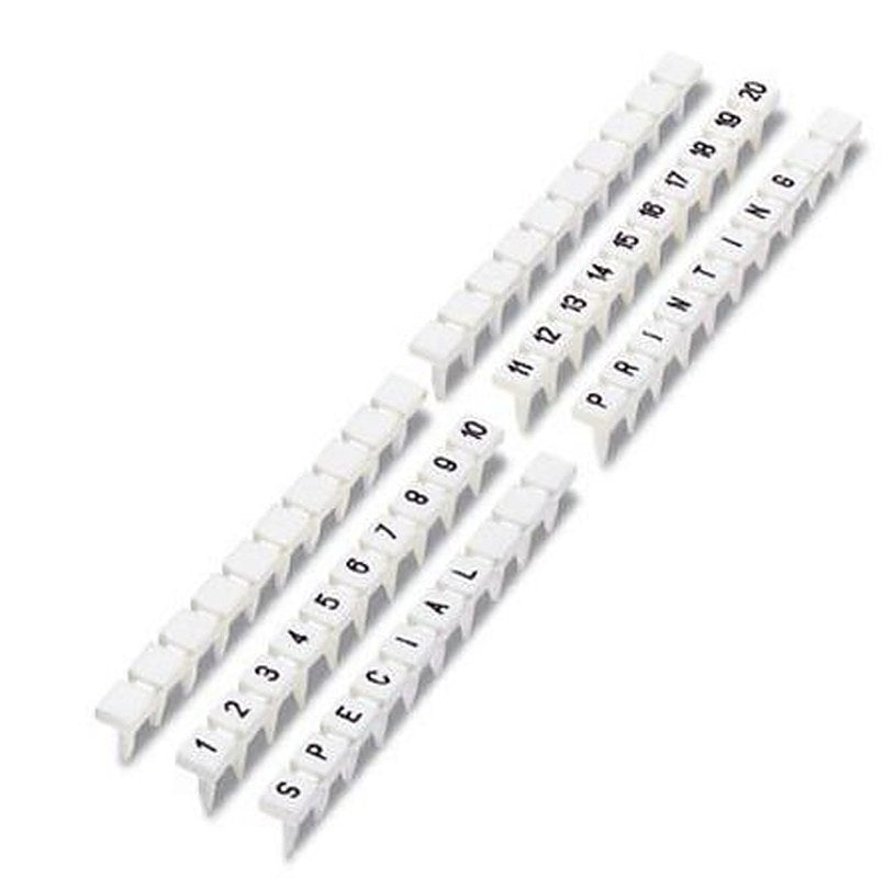 Phoenix Contact, BNB-ZB 5.2.LGS :1 -10 Polyamide Terminal Marking for use with Terminal Block