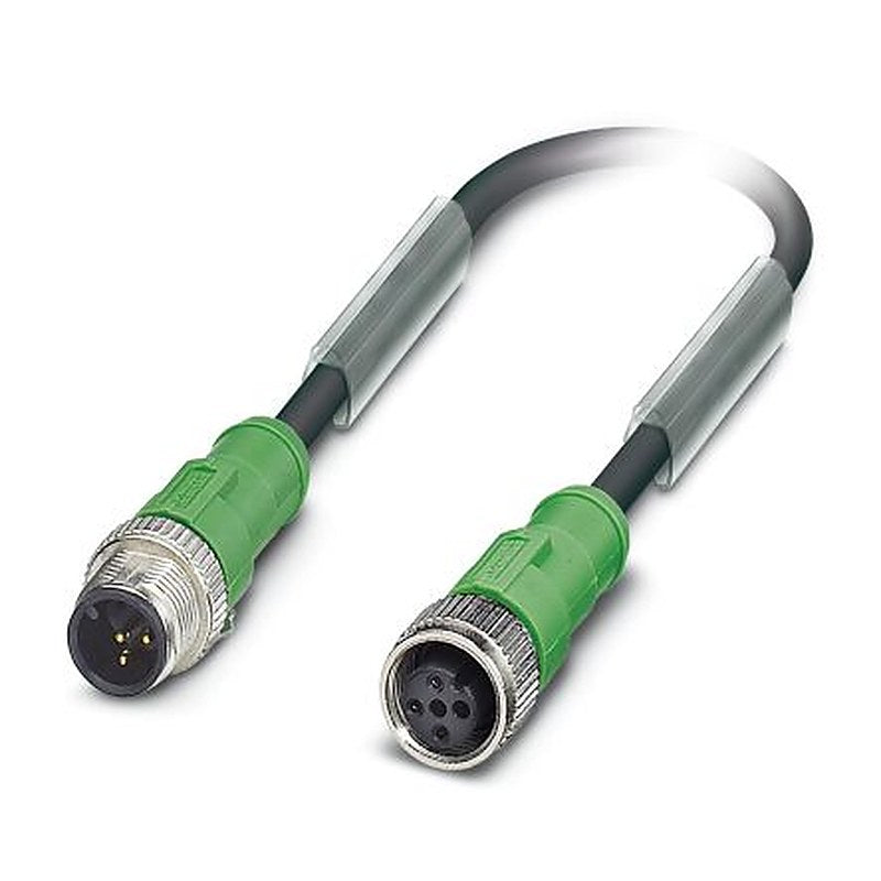 Phoenix Contact Male 3 way Straight to Female 3 way Straight Sensor Actuator Cable, 5 m