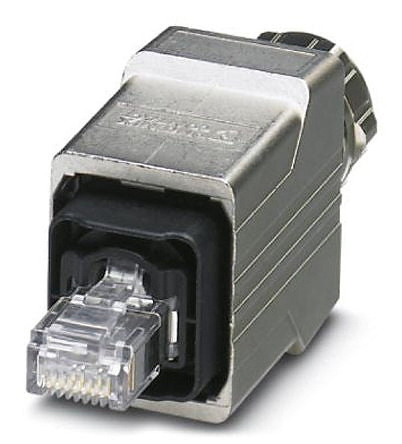 Phoenix Contact VS-PPC-C1-MNNA-4Q5-EMC Series RJ45 Connector Male, Cable, Cat5 Shielded Straight 1 Port 4 Way