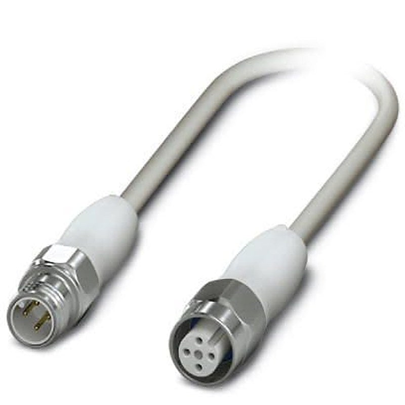 Phoenix Contact Male 4 way M12, Straight to Female 4 way M12, Straight Sensor Actuator Cable, 300 mm