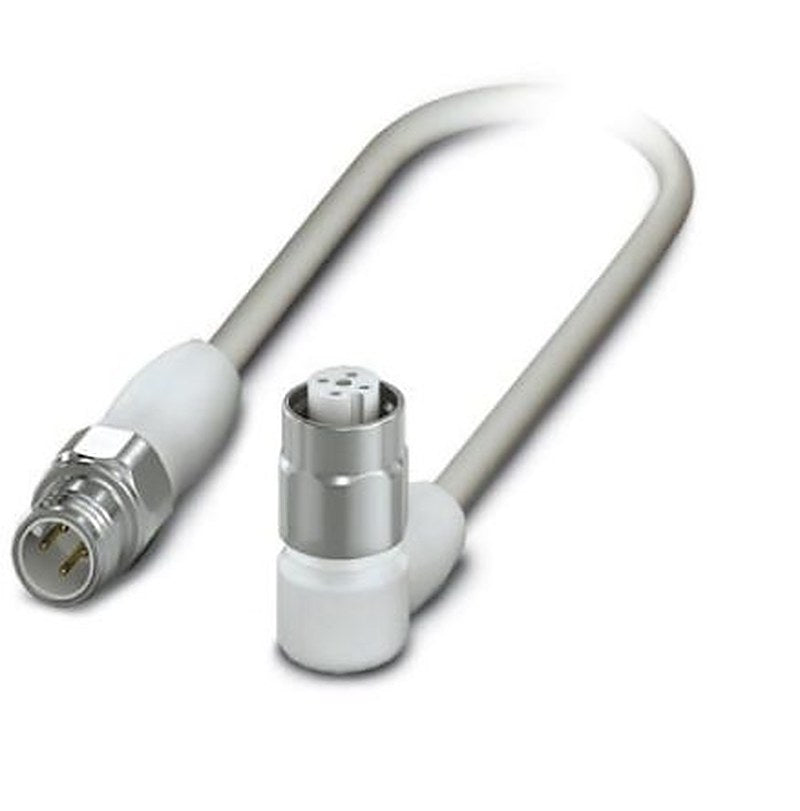 Phoenix Contact Male 4 way M12, Straight to Female 4 way M12 Sensor Actuator Cable, 300 mm