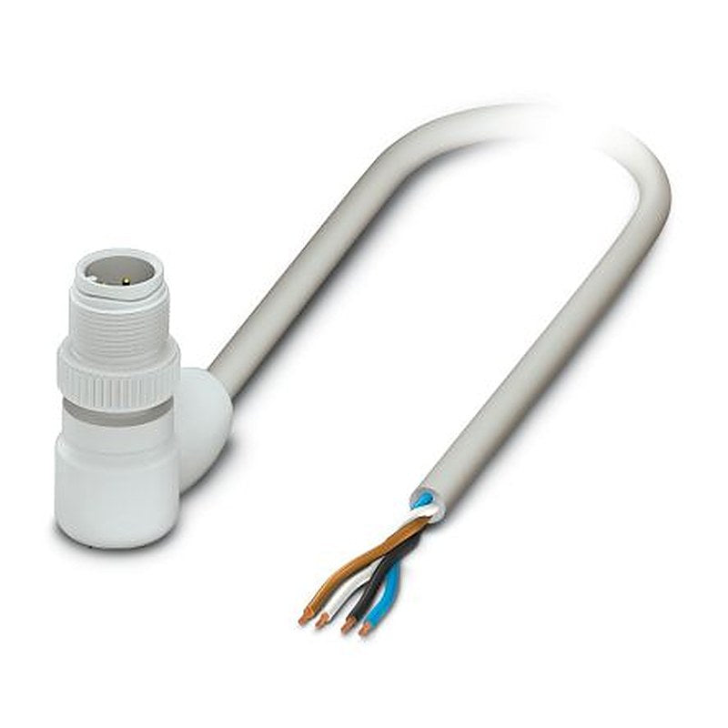 Phoenix Contact Male 4 way M12 to 4 way Unterminated Sensor Actuator Cable, 3 m