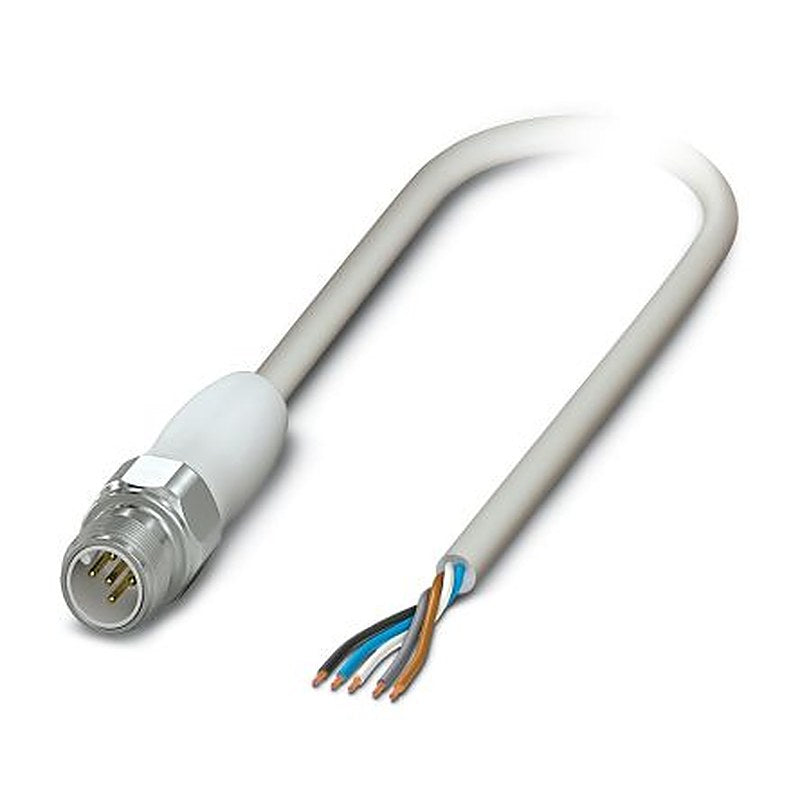 Phoenix Contact Male 5 way M12 to 5 way Unterminated Sensor Actuator Cable, 3 m