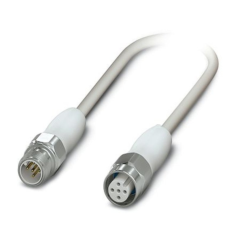 Phoenix Contact Male 5 way M12 to Female 5 way M12 Sensor Actuator Cable, 1.5 m