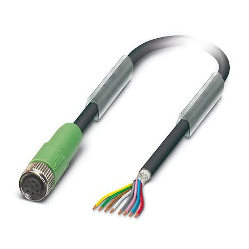 Phoenix Contact Female 8 way M8 to 8 way Unterminated Sensor Actuator Cable, 10 m