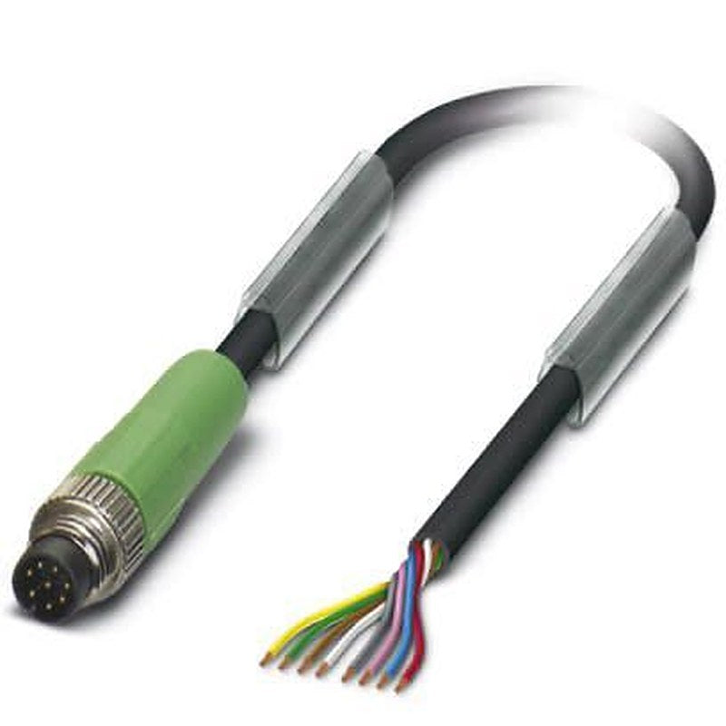 Phoenix Contact Male 8 way M8, Straight to Unterminated Sensor Actuator Cable, 5 m