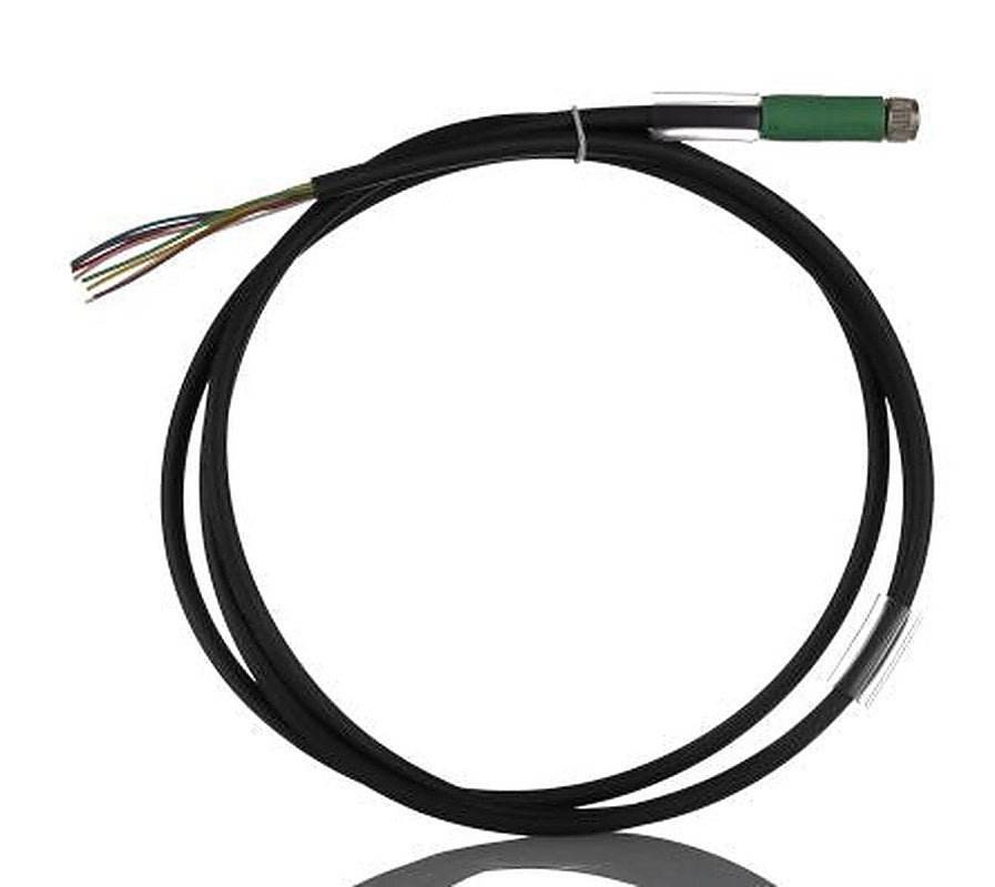 Phoenix Contact Female 8 way Straight to 8 way Unterminated Sensor Actuator Cable, 1.5 m