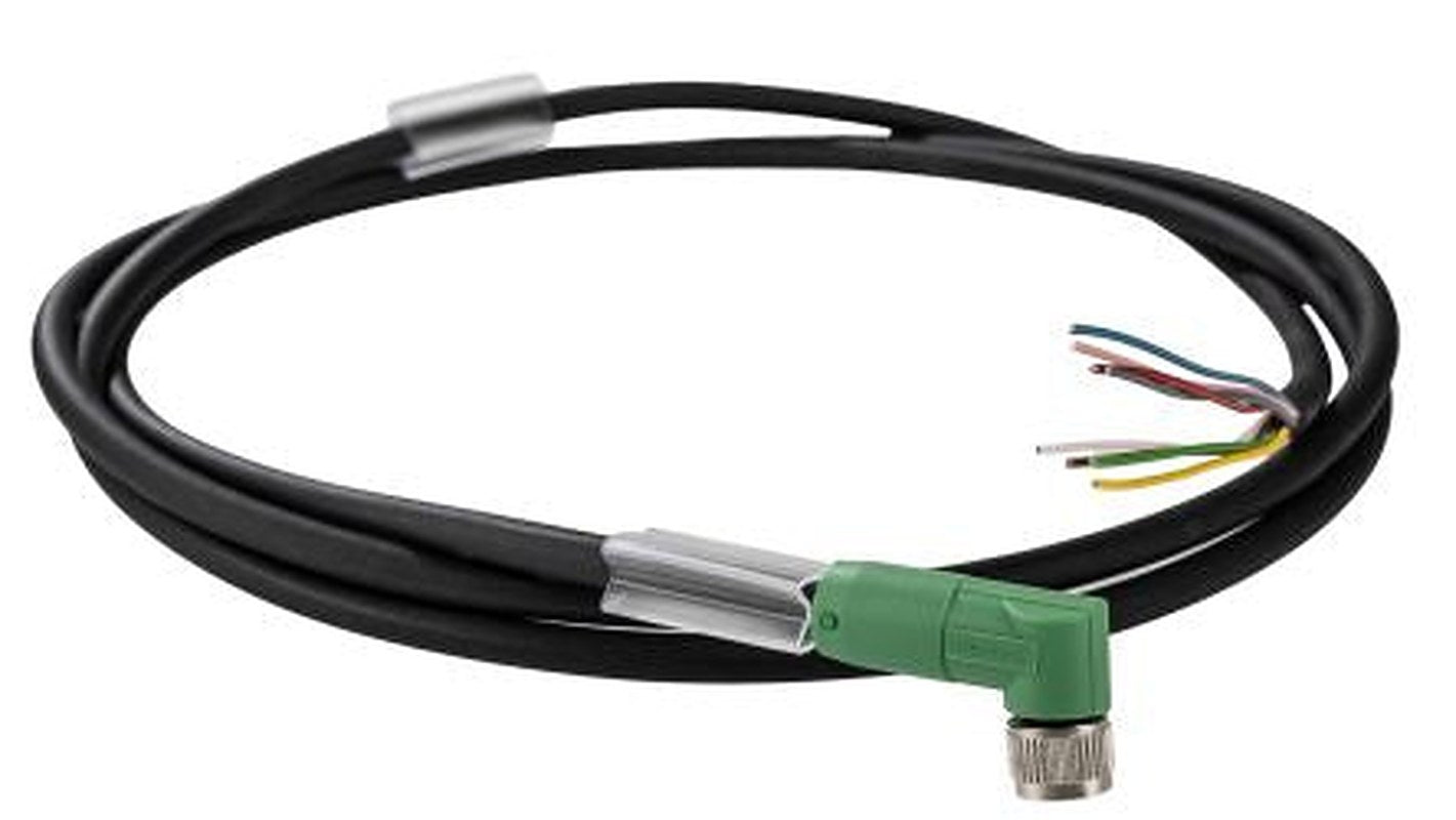 Phoenix Contact Female 8 way M8, Right Angle to 8 way Unterminated Actuator/Sensor Cable, 1.5 m