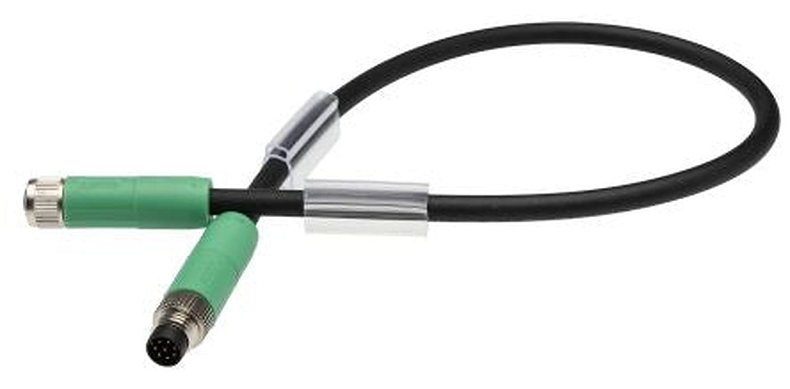 Phoenix Contact Male 8 way Straight to Female 8 way Straight Sensor Actuator Cable, 300 mm